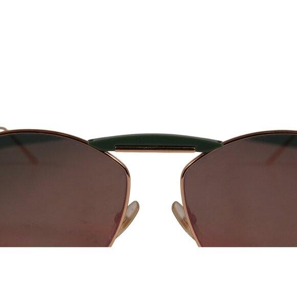Gentle Monster Fendi Gentle Fendi No. 2 Gold Copper Sunglasses Gold Green Round main image 10